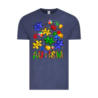 Vintage Denim autism Vintage Tee - JahusDesignShop