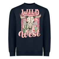 Navy wild west Heavyweight Sweatshirt - MaliasSmallBusiness