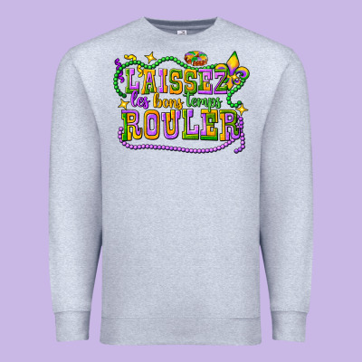 Laissez Les Bons Temps Router Premium Sweatshirt Designed By Cowgirlartshop