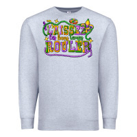 Heather Grey laissez les bons temps router Premium Sweatshirt - CowGirlArtShop