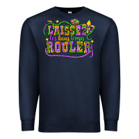 Navy laissez les bons temps router Premium Sweatshirt - CowGirlArtShop