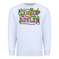 White laissez les bons temps router Premium Sweatshirt - CowGirlArtShop