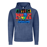 Vintage Denim autism mom like a normal mom Vintage Hoodie - MaliasSmallBusiness