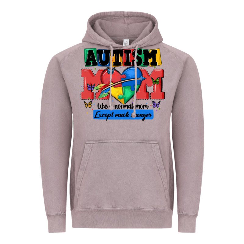 Autism Mom Like A Normal Mom Vintage Hoodie by MaliasSmallBusiness | Teevron