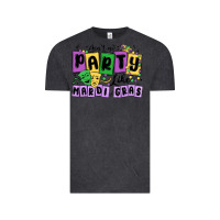 Vintage Black aint no party like mardi gras Vintage Tee - MaliasSmallBusiness