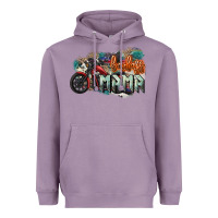 Lavender Badass Mama motorcycle Heavyweight Hoodie - HowdyJamesFarm