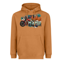 Meerkat Badass Mama motorcycle Heavyweight Hoodie - HowdyJamesFarm