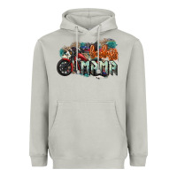 Moon Dust Badass Mama motorcycle Heavyweight Hoodie - HowdyJamesFarm