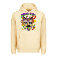 Pina Colada meowdi gras mardi gras cat Premium Hoodie - CowGirlArtShop