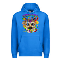 True Royal meowdi gras mardi gras cat Premium Hoodie - CowGirlArtShop