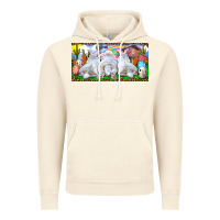 Vintage Artic Easter Bunnies Vintage Hoodie - RanaPortraitStore
