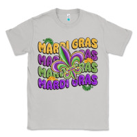 Moon Dust mardi gras with fleur de lis Classic Tee - MaliasSmallBusiness