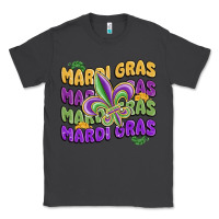 Smoke mardi gras with fleur de lis Classic Tee - MaliasSmallBusiness