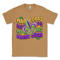 Toasted Coconut mardi gras with fleur de lis Classic Tee - MaliasSmallBusiness
