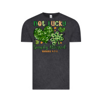 Vintage Black not lucky simply blessed Vintage Tee - MaliasSmallBusiness