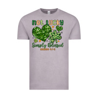Vintage Zinc not lucky simply blessed Vintage Tee - MaliasSmallBusiness