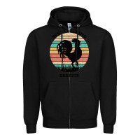 Black Best Clucking Dad Ever Zipper Hoodie - Bettercallsaul