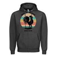 Charcoal Heather Best Clucking Dad Ever Zipper Hoodie - Bettercallsaul