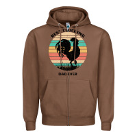 Chestnut Best Clucking Dad Ever Zipper Hoodie - Bettercallsaul