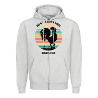Dove Grey Best Clucking Dad Ever Zipper Hoodie - Bettercallsaul