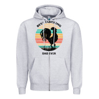 Heather Grey Best Clucking Dad Ever Zipper Hoodie - Bettercallsaul