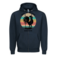 Navy Best Clucking Dad Ever Zipper Hoodie - Bettercallsaul