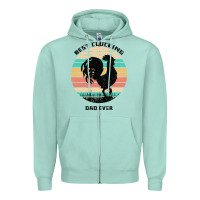 Seafoam Best Clucking Dad Ever Zipper Hoodie - Bettercallsaul