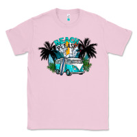 Bubblegum Pink beach please Classic Tee - CowhideDigitalArt