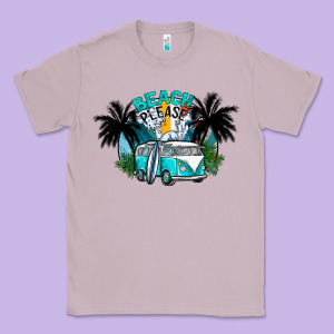 Beach Please Classic Tee Designed By Cowhidedigitalart