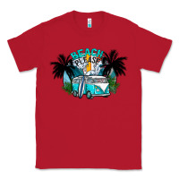 Red beach please Classic Tee - CowhideDigitalArt