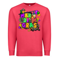 Cardinal louisiana map mardi gras Premium Sweatshirt - CowGirlArtShop