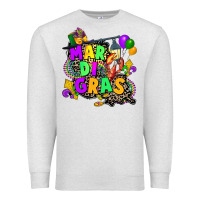 Oatmeal Heather louisiana map mardi gras Premium Sweatshirt - CowGirlArtShop