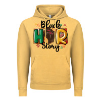 Vintage Mustard black story Vintage Hoodie - MaliasSmallBusiness