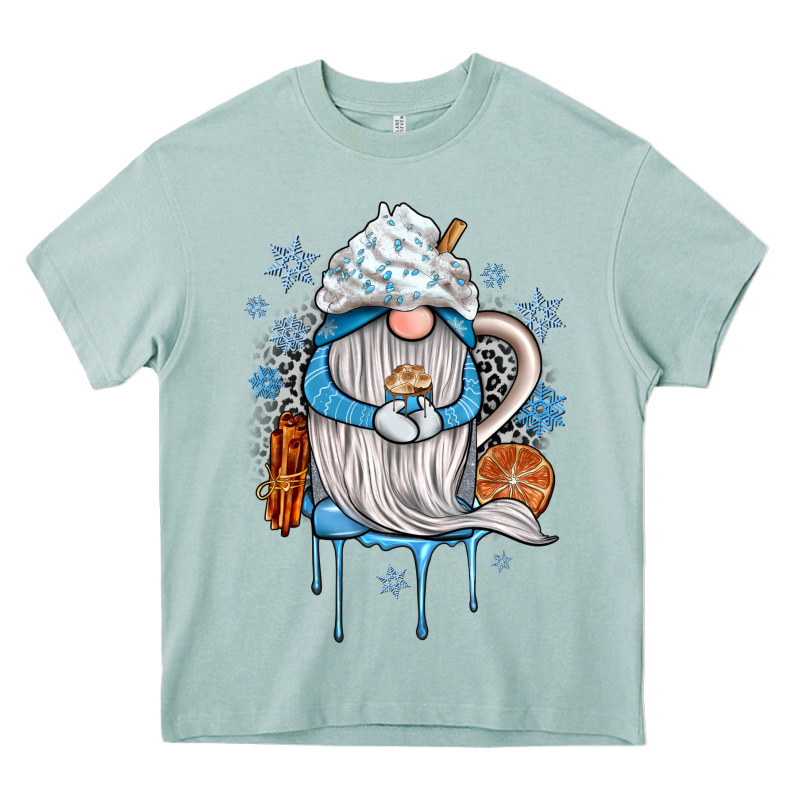 Winter Gnome Coffee Heavy Core Tee by JahusDesignShop | Teevron
