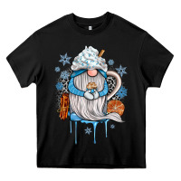 Black winter gnome coffee Heavy Core Tee - JahusDesignShop