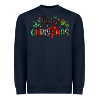 Navy faith cross merry christmas Heavyweight Sweatshirt - MaliasSmallBusiness