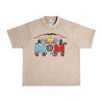 French Oak archery mom Urban Heavy Tee - MaliasSmallBusiness