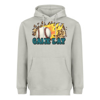 Moon Dust game day baseball leopard flames fireball Heavyweight Hoodie - HowdyJamesFarm