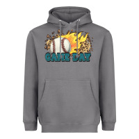 Storm game day baseball leopard flames fireball Heavyweight Hoodie - HowdyJamesFarm
