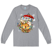 Heather Grey christmas beer Long Sleeve Tee - MaliasSmallBusiness