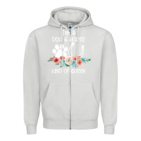 Dove Grey Im A Dog And Horse Kind Of Queen Zipper Hoodie - Bettercallsaul