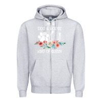 Heather Grey Im A Dog And Horse Kind Of Queen Zipper Hoodie - Bettercallsaul