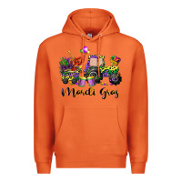 Carrot mardi gras tractor Premium Hoodie - CowGirlArtShop