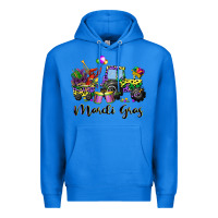 True Royal mardi gras tractor Premium Hoodie - CowGirlArtShop