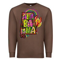Chestnut mardi gras alabama map Premium Sweatshirt - CowGirlArtShop