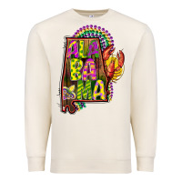 Sandshell mardi gras alabama map Premium Sweatshirt - CowGirlArtShop