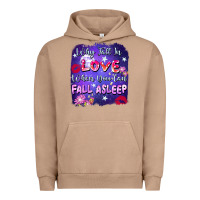 Pigment Burro Why Fall İn Love When You Can Fall Asleep Urban Hoodie - FaDigitalArtStudio