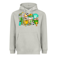 Moon Dust Football coffee cups Heavyweight Hoodie - HowdyJamesFarm