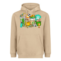 Mushroom Football coffee cups Heavyweight Hoodie - HowdyJamesFarm