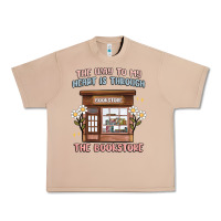 Burro the way to my heart is through the bookstore Urban Heavy Tee - MaliasSmallBusiness